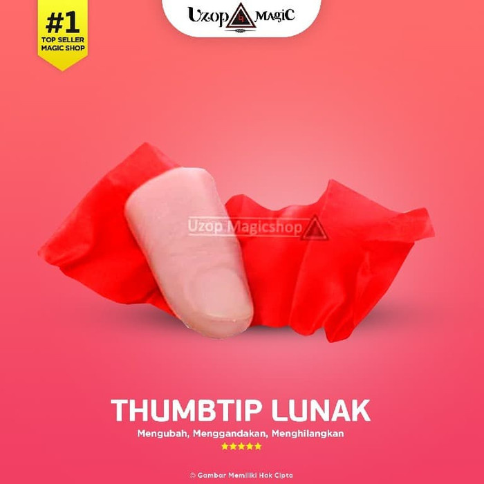 Thumbtip lunak Kain Alat sulap Jempol palsu
