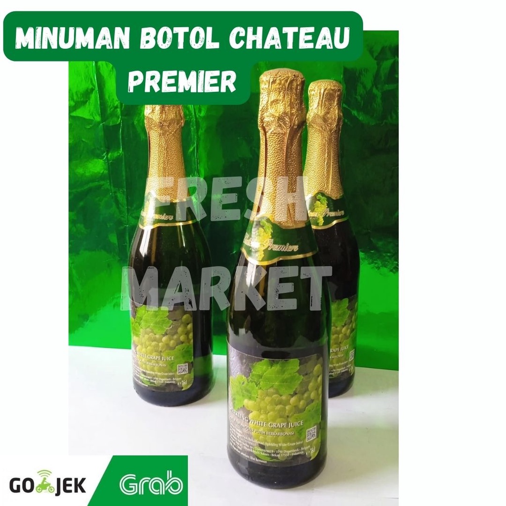 Jual Minuman Botol / Sirup Chateau Premiere Sparkling Grape Juice Non Alkohol 750ml Halal