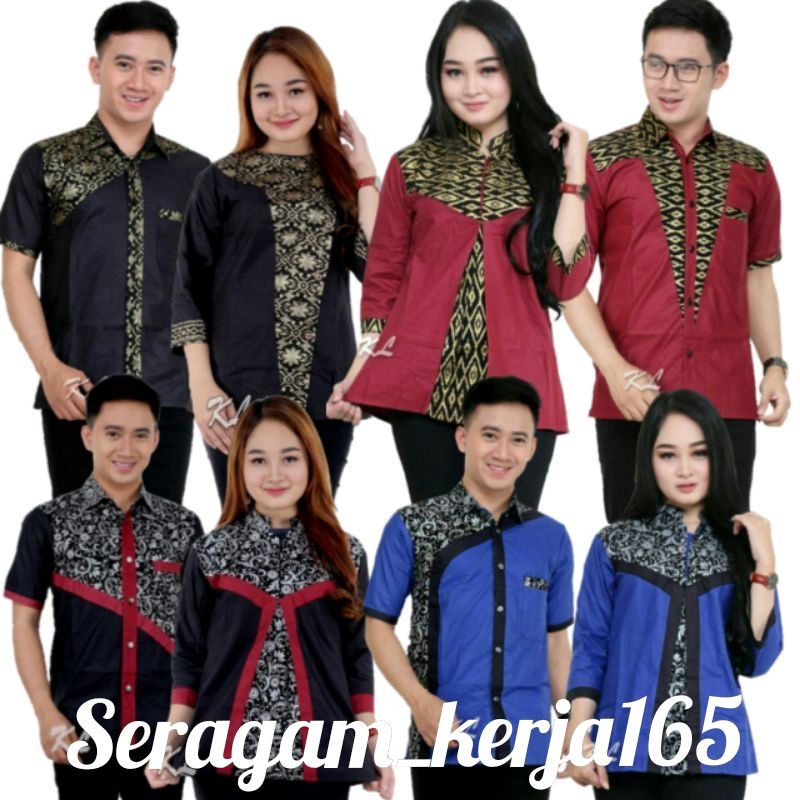 BATIK SERAGAM KERJA/BATIK SERAGAM KANTOR/BATIK SERAGAM RUMAH MAKAN