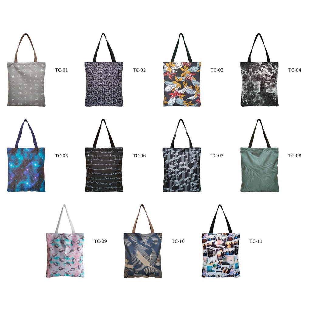 SPECIAL EDITION TOTEBAG / TOTE BAG CORDURA WATERPROOF DENGAN RITSLETING / TAS TOTE MOTIF TC-03