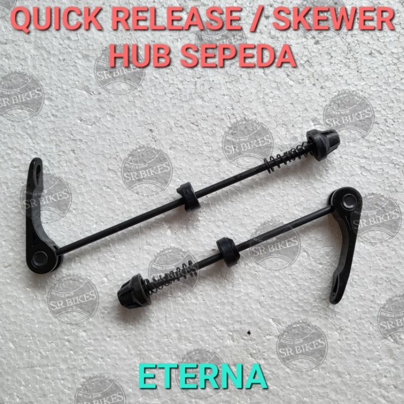 QR QUICK RELEASE SKEWER AS TREK HUB SEPEDA. ETERNA