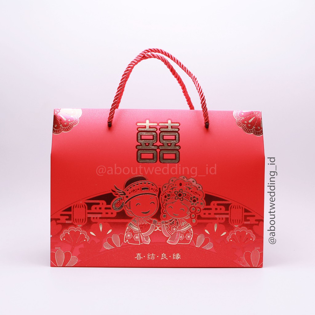 

Paper Bag Tutup 25cm Suangsi Sangjit Wedding