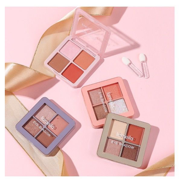 Lameila 3049 Eyeshadow 4 Warna Kombinasi Glitter Tahan Lama