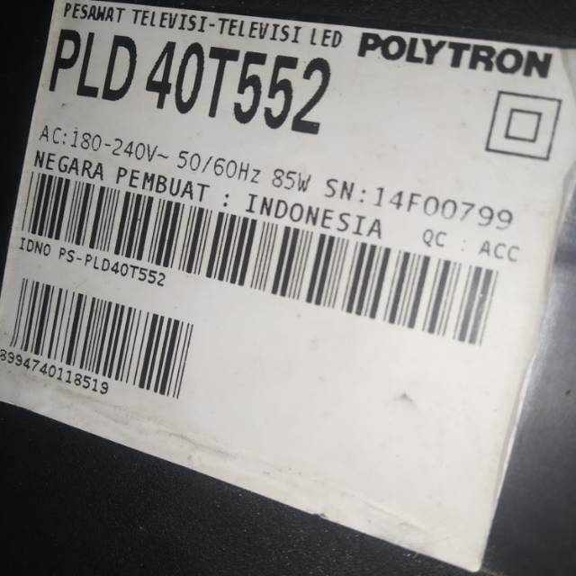 modul MB TV LED POLYTRON PLD40T552