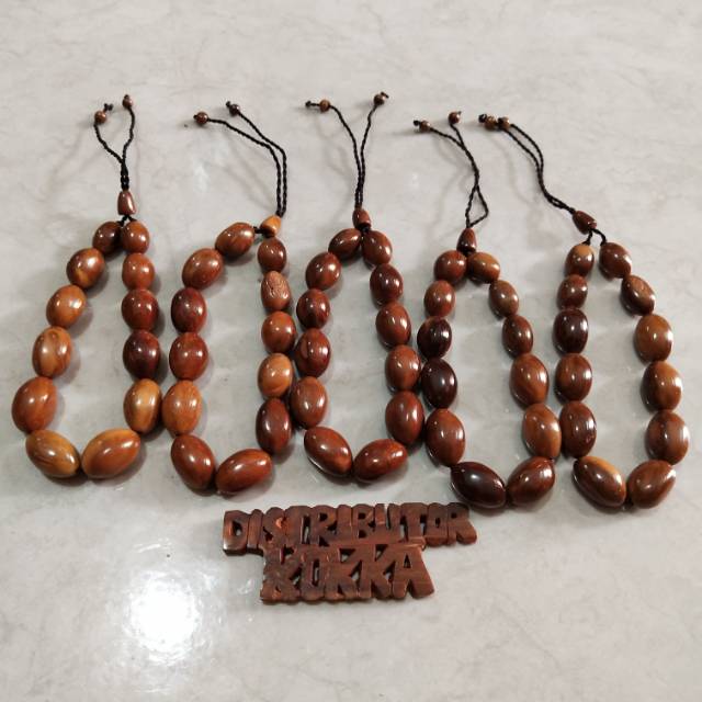 ( SUPER MURAH ) Grosir 5 pcs gelang kokka kaukah kaokah fukakah koka oval besar coklat