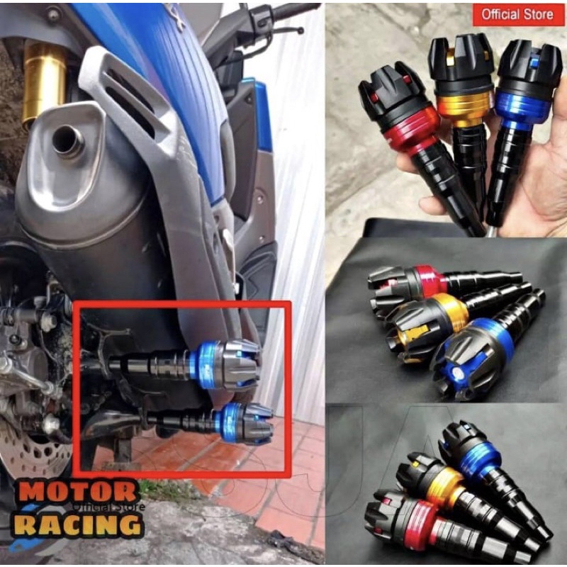 Jalu Knalpot Pelindung Knalpot Slider Knalpot Nmax Aerox Lexi Pcx Universal Dll Cnc