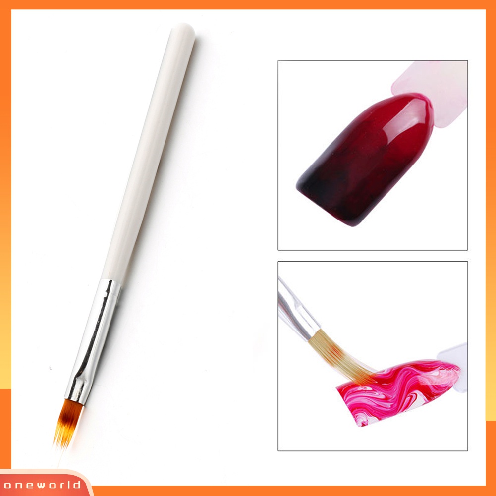 (ONWO) Pen Brush Lukis Kutek Gel UV Dengan Gagang Plastik