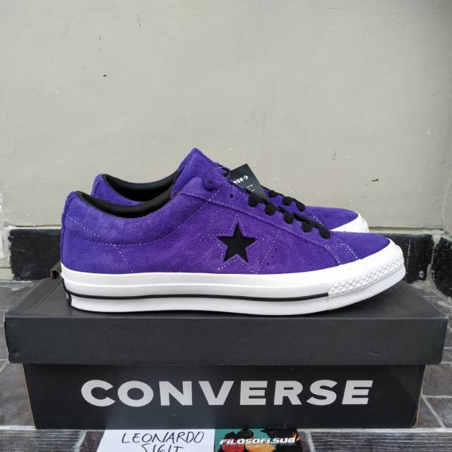 Converse One Star Suede Court Purple 45th Anniversary Original