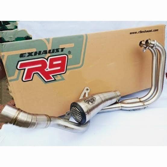 Knalpot R9 Gp Ss Stainless Ninja 250 Fi R25 Cbr 250Rr Ori Full Sytem