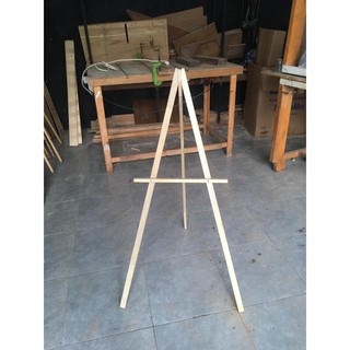 STANDING WOOD FRAME 109 CM EASLE STANDING FRAME KAYU  