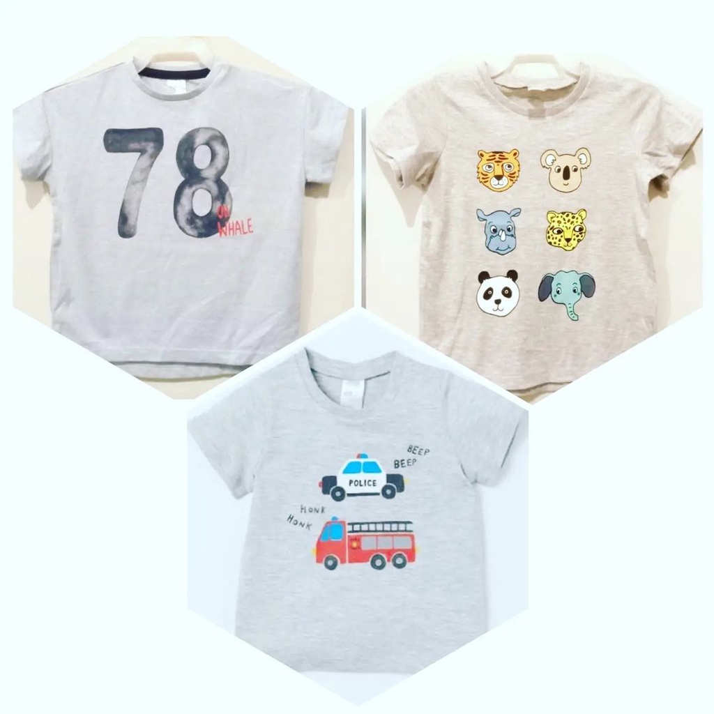 KAOS ANAK BAYI LAKI LAKI POPMYWEAR HM BOYS TEE SZ BABY TOODLER / KAOS ANAK BAYI LAKI LAKI