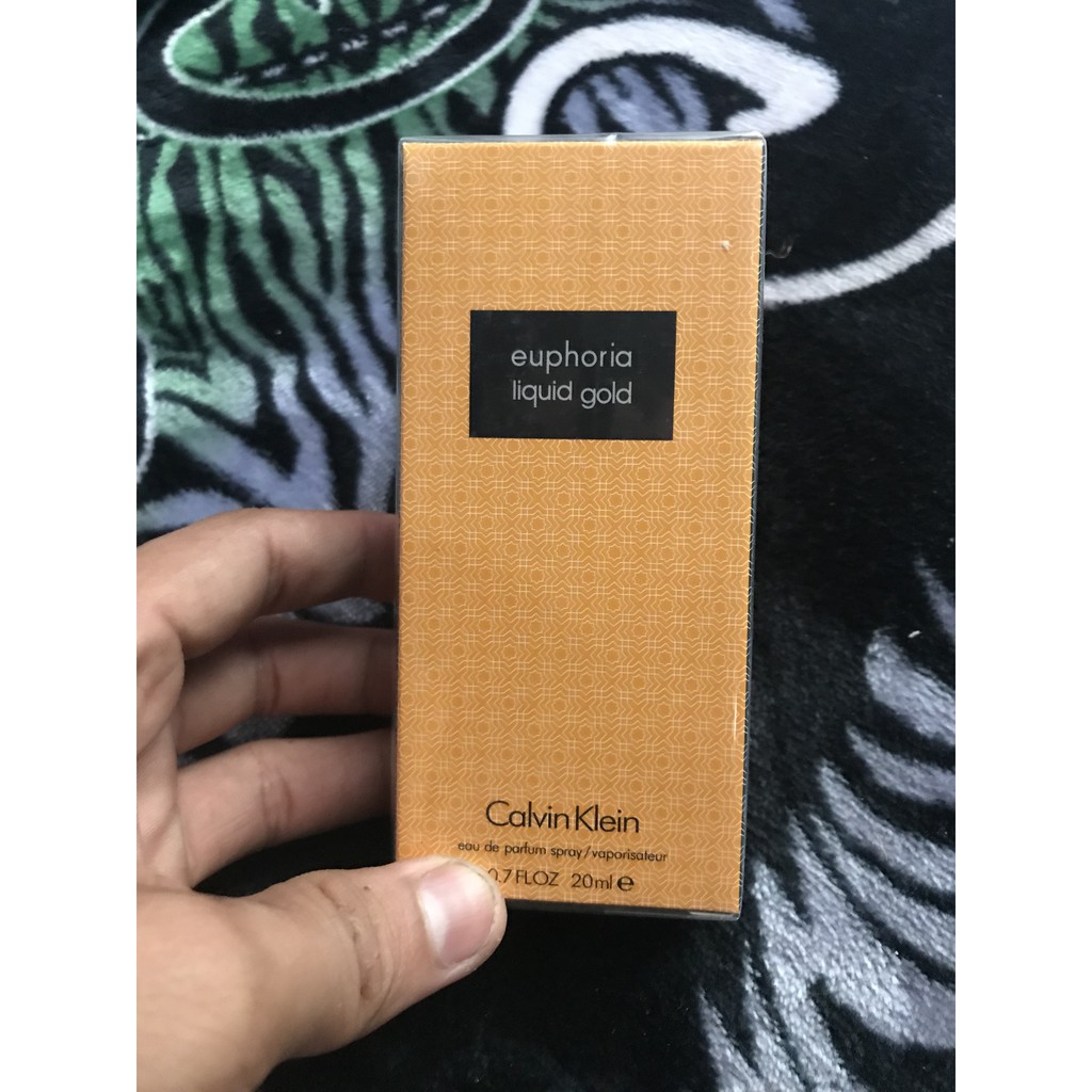 Calvin Klein Euphoria Liquid Gold Parfum Pocket Original Singapore
