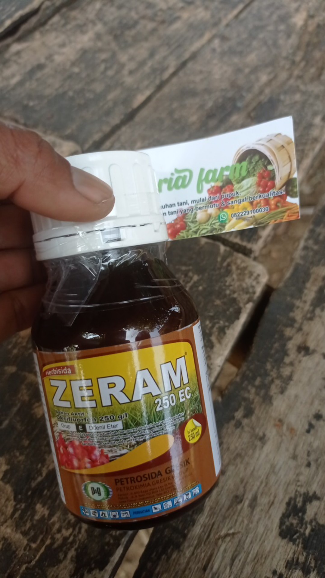 Herbisida Zeram 250 Ml Obat Pembasmi Gulma
