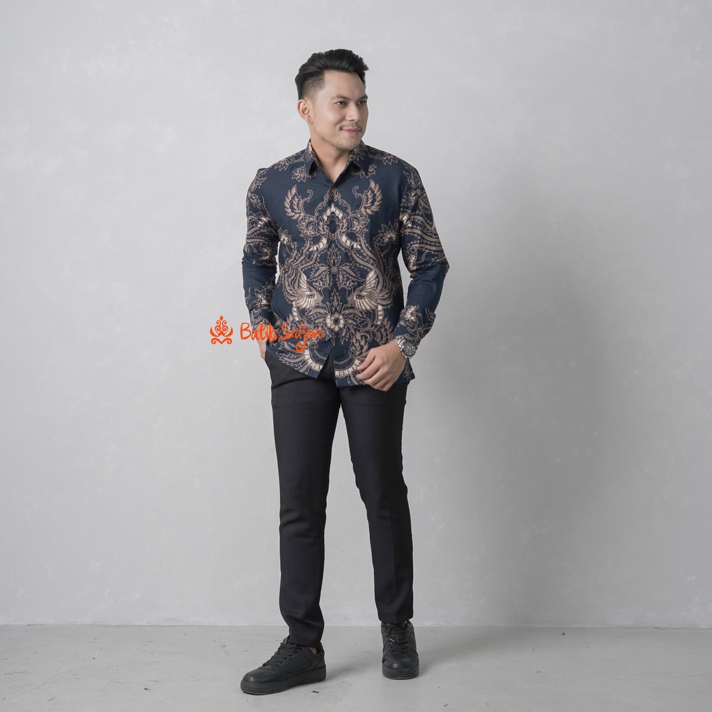 Atasan Kemeja Batik Pria Slimfit 1037