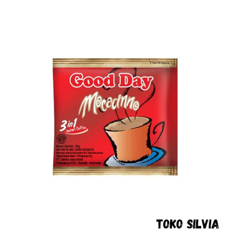 

Kopi GOOD DAY MOCACINNO sachet 20gr - Renceng (10 sachet)