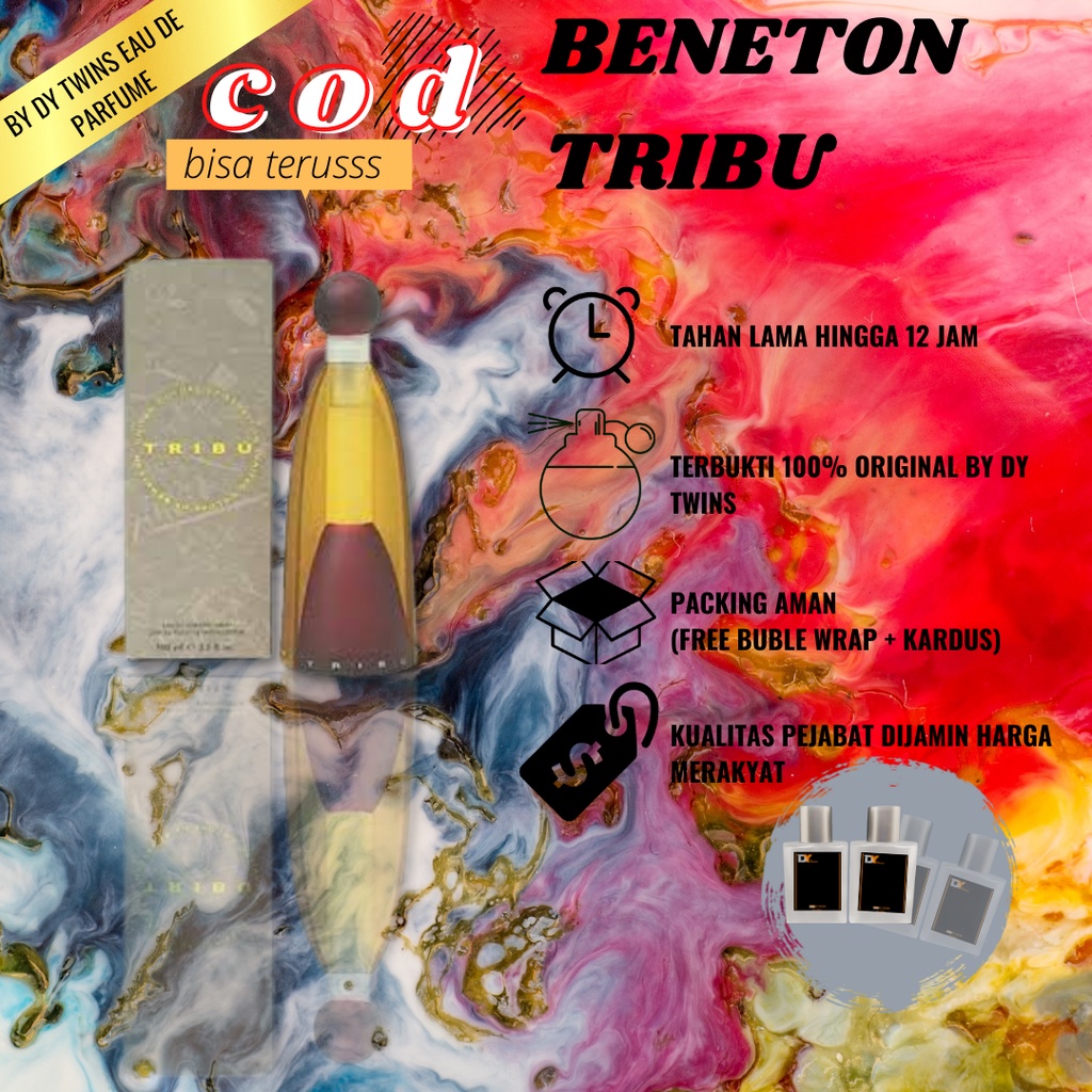 BENETTON TRIBU - PARFUME BY DY TWINS - PARFUME PRIA/WANITA ORIGINAL