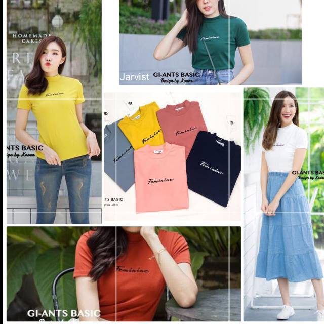 KAOS WANITA FEMINIME / TUMBLR TEE FEMINIME TEE