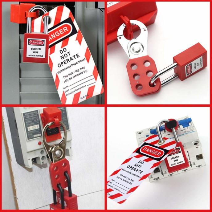 Jual +++++] Generic Generic Lockout Tagout Kit - Safety Lockout ...