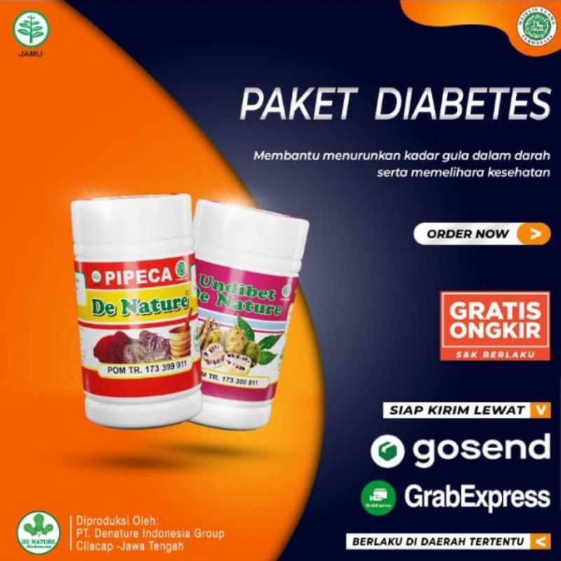 

OBAT PENURUN GULA DARAH,DIABET,KENCING MANIS / UNDIABET & PIPECA DE NATURE