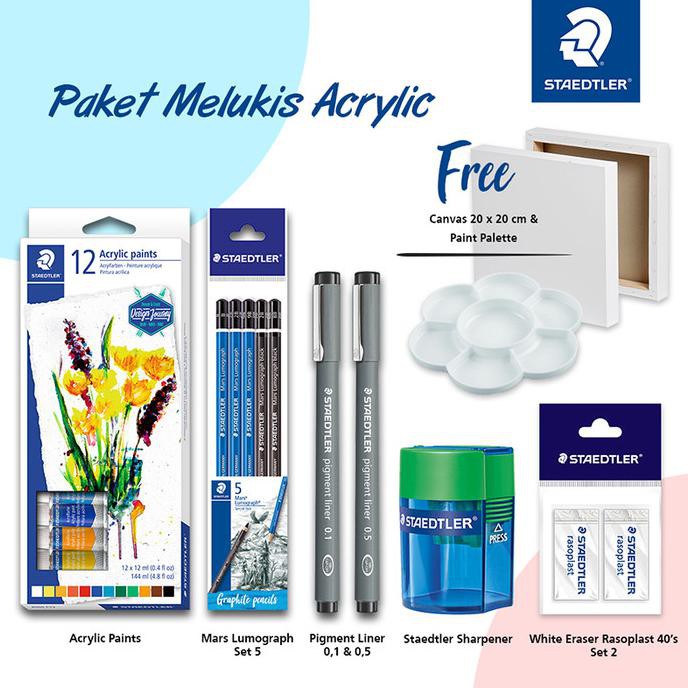 

New! Paket Melukis Akrilik Termurah
