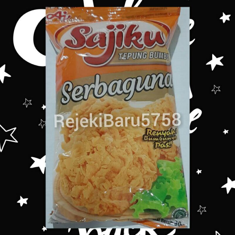

Tepung Bumbu Serbaguna Sajiku isi 80 gr (kemasan baru)