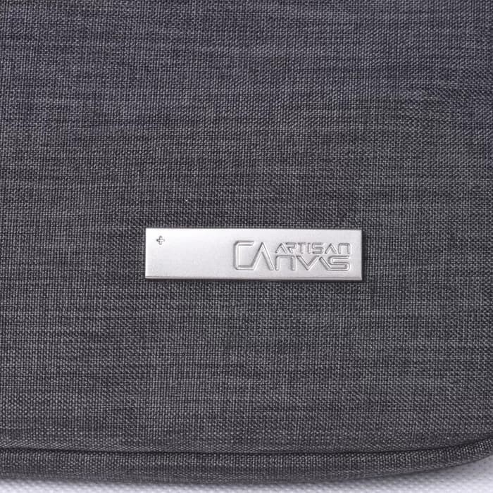 Tas Laptop Softcase Macbook Sleeve Canvas Artisan 14 inch - Dark Grey