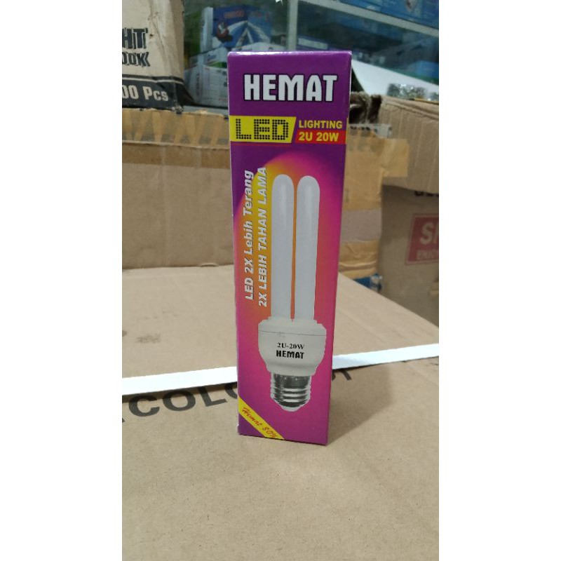 Lampu LED HEMAT 20W 2U / PLC Murah, Bagus &amp; berkualitas