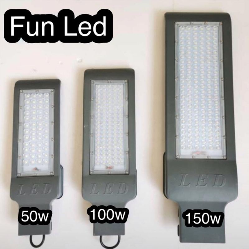 Lampu pju led smd 100watt 100 w jalan led 100 watt body slim 220volt