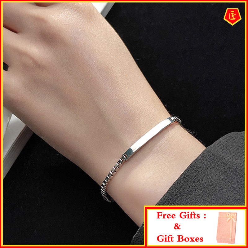 [Ready Stock]Korean Style Silver Bracelet Fashion Personality