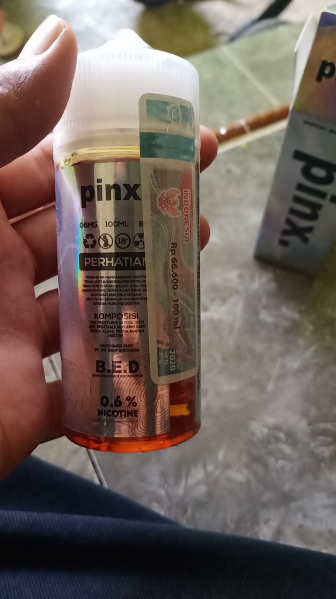 Pinx Cotton Candy 100ml By Dinar Candy Authentic Pita Cukai