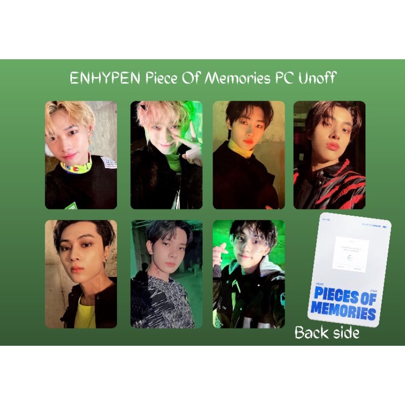 Enhypen Piece of Memories Photocard / PC (unofficial)