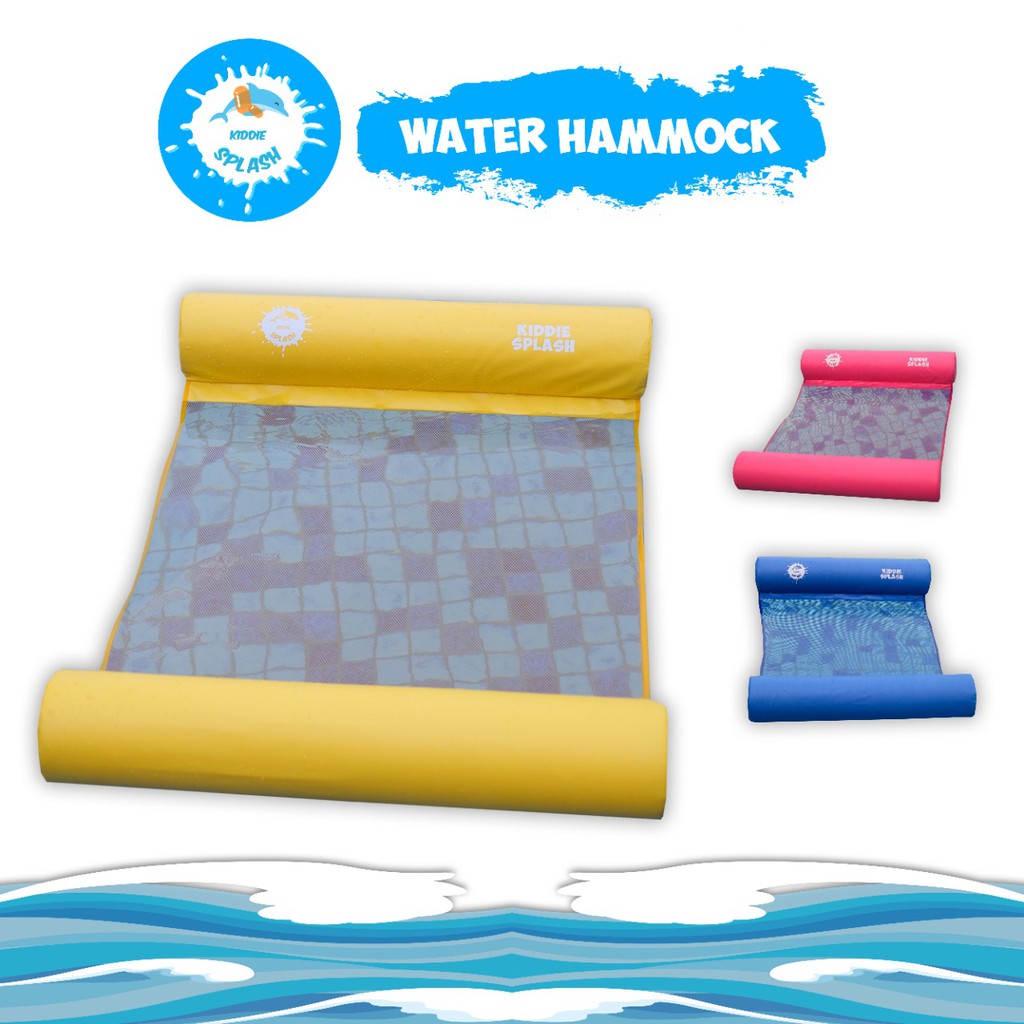 Kasur Air Pelampung Renang | Floating Water Hammock | Matras Renang KIDDIE SPLASH Busa Anti Bocor