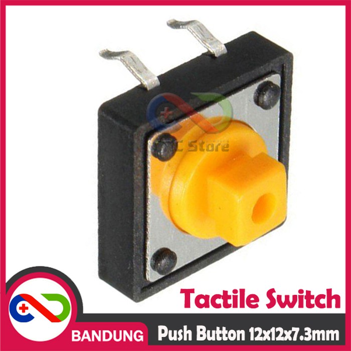 TACTILE SWITCH PUSH BUTTON TC-1212T 12x12x7.3 MM FOR ARDUINO