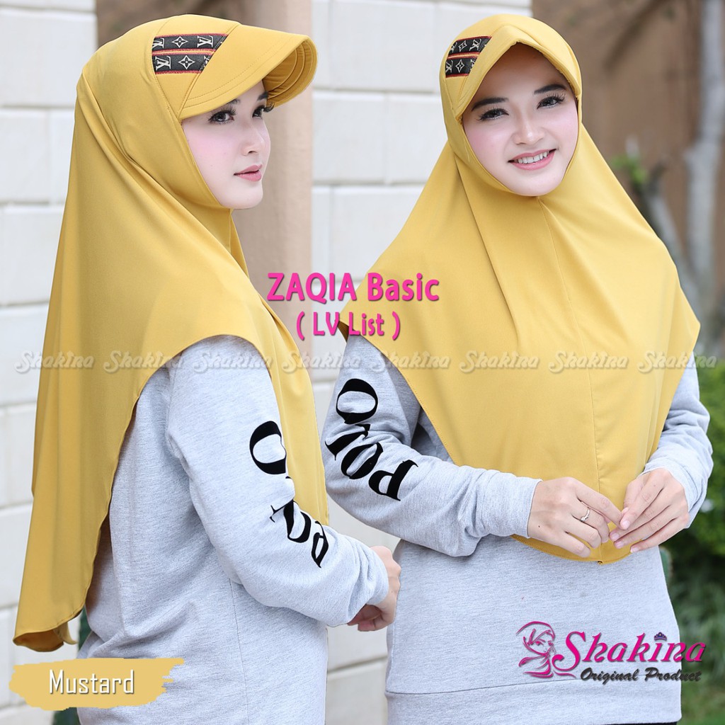 (((ORIGINAL SHAKINA))) Hijab/jilbab instan ZAQIA BASIC