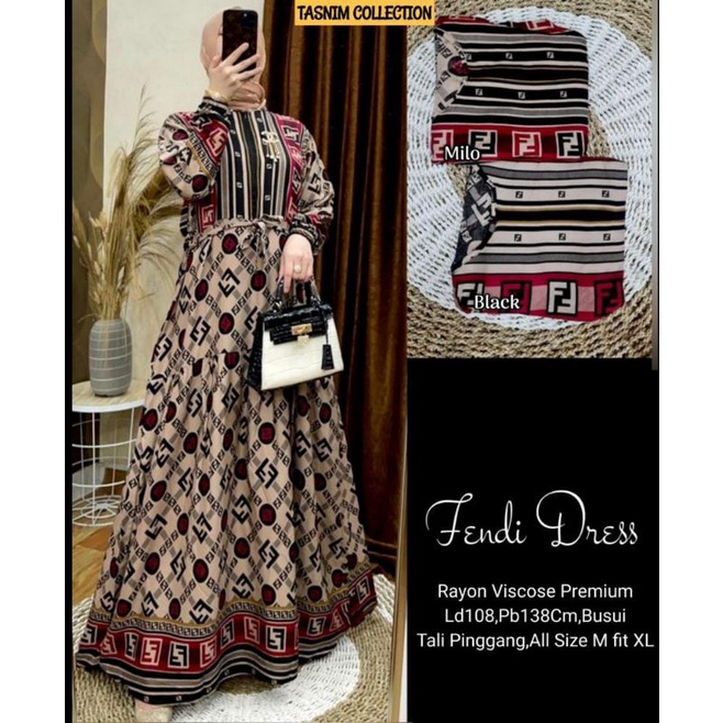 Fendi Dress Import Ori MJ Collection