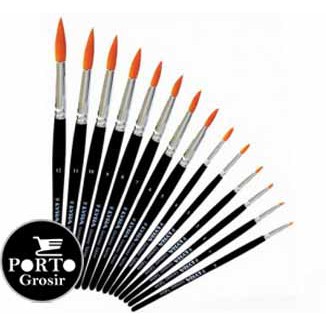 

Lyra Art Brush Nylon Round no 07 Kuas Lira Nilon Ujung Bulat ASLI