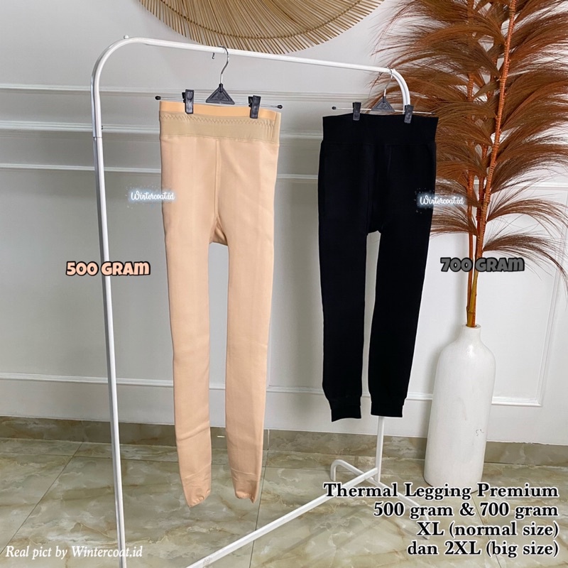 Thermal legging import (bukan local) winter 500 700 gram premium jumbo big size celana musim dingin Julia