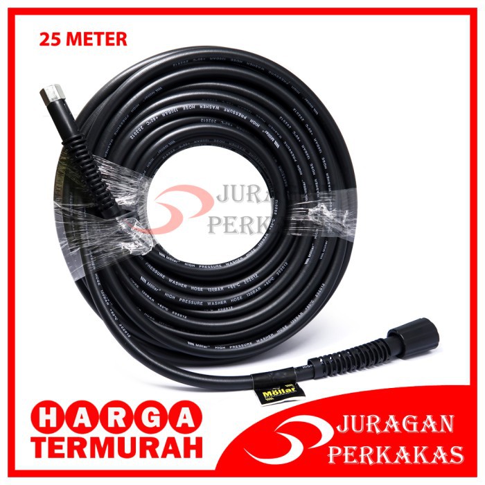MOLLAR 25 METER SELANG JET CLEANER MESIN STEAM MOBIL HIGH PRESSURE