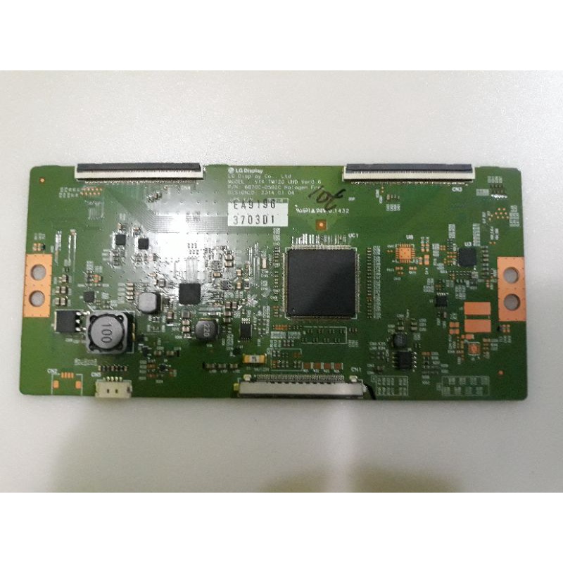 TCON TICON-BOARD LOGIC MODEL V14 TM120 UHD BER0.6 PN 6870C-0502C SMART TV LG 55UB850T
