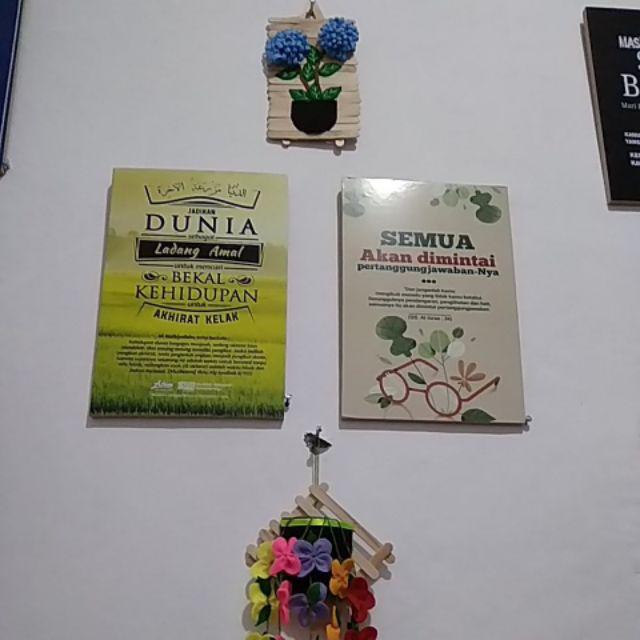 Hiasan Dinding Poster Kayu Al-164