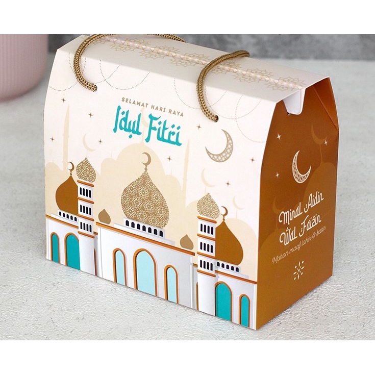 

BOX HAMPERS IDUL FITRI CREAM MOSQUE