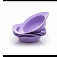 Bowl blossom Tupperware ungu (2pcs)