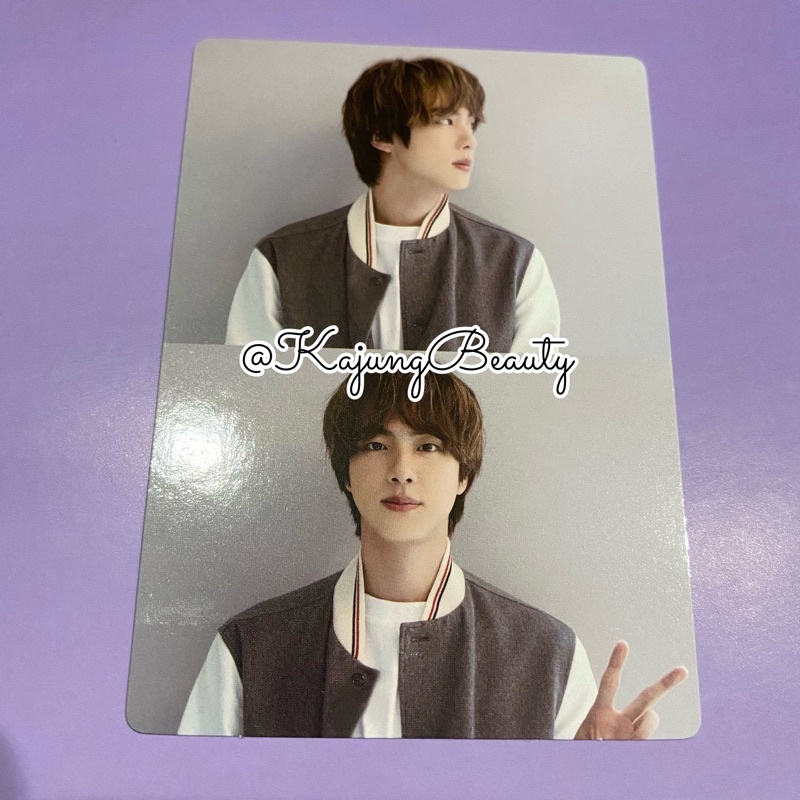 100% official BTS merch box 3 photocard PC official jin seokjin