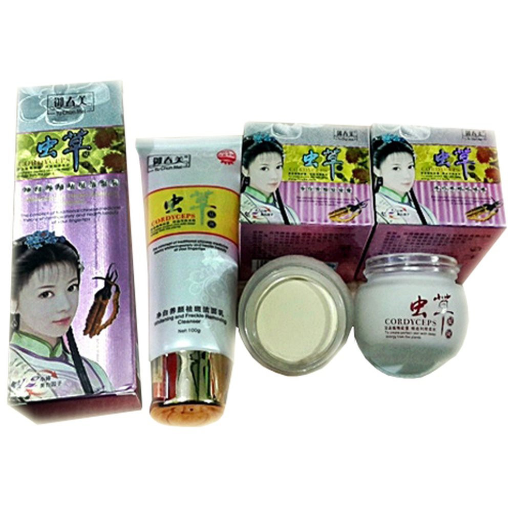 Paket Yu Cun Mei Cordyceps Day and Night Cream plus Facial Foam Yu Chun Mei Cordyseps Original