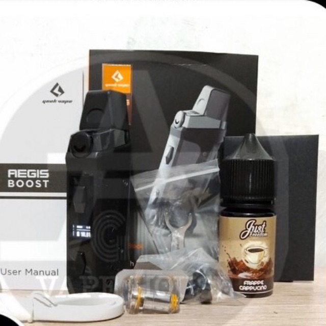 Paket Siap ngebul AEGIS BOOST - Geekvape Aegist Boost Pod siap NGEBUL