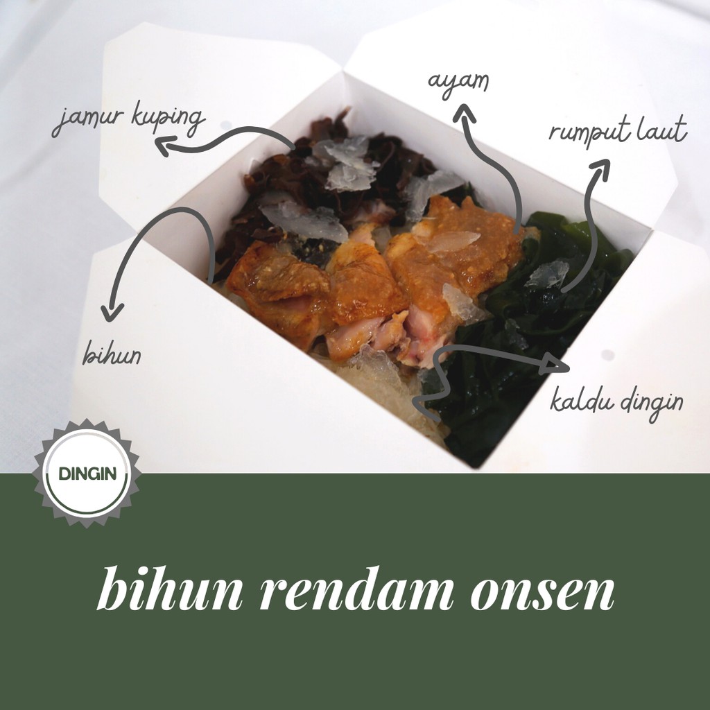 

[DINGIN] Bihun Rendam Onsen (Wijen)