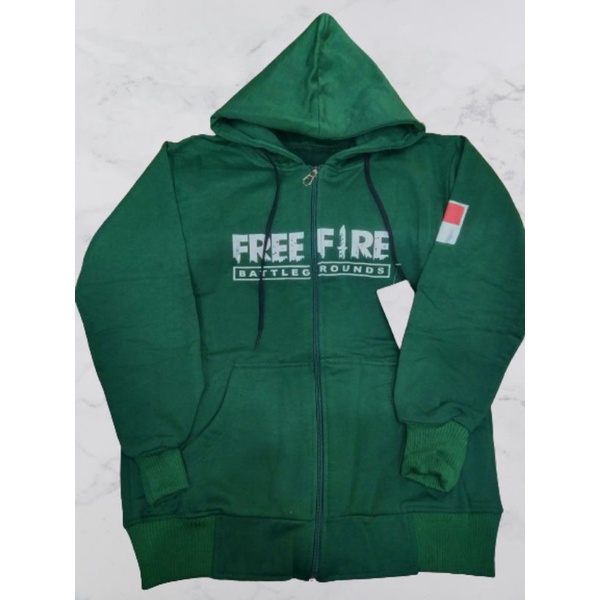 jaket free fire anak tanggung umur 7-9 tahun