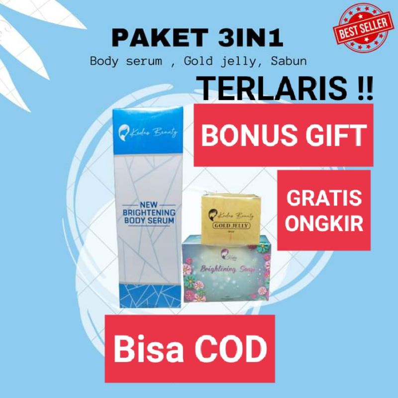 COD GARANSI 100 % ORIGINAL ready sepaket 3 macam produk Kedas Beauty asli BPOM free bonus ganci gant