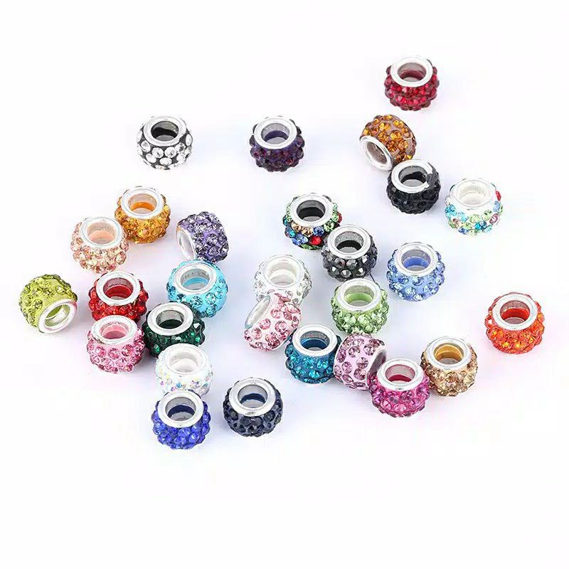 Pembatas Gelang Tali kawat Liontin Emas Kristal