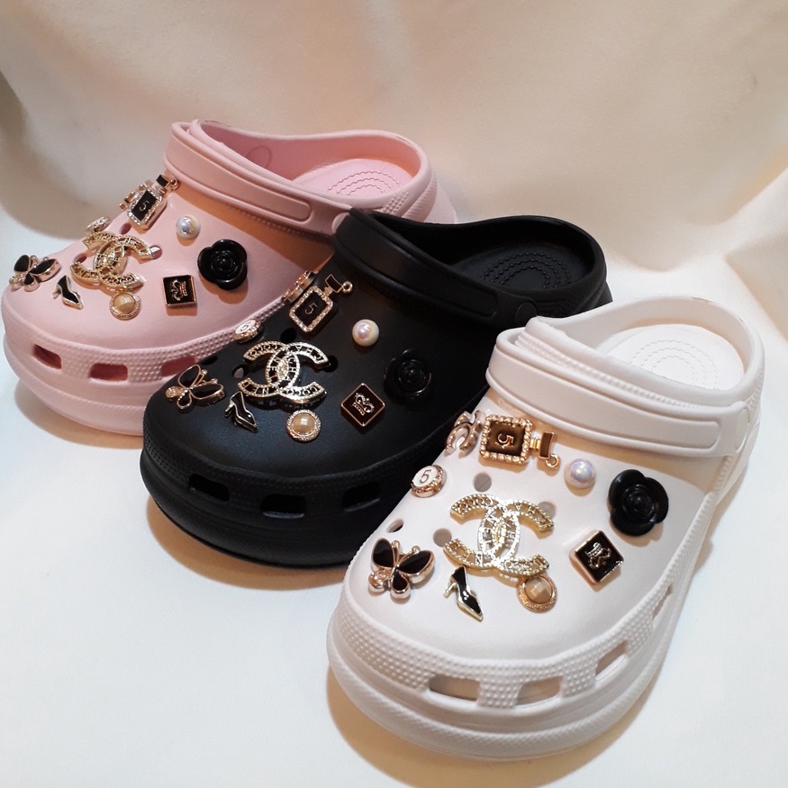 TERBARU SANDAL FUJI/SANDAL BAIM/SANDAL WANITA MODEL CROCS KOREAN STYLE